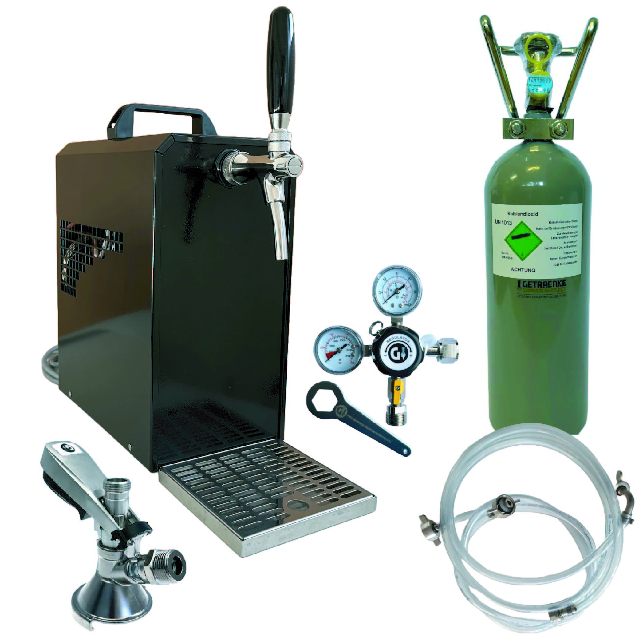 Set completo di distributori di birra, 35 litri/h