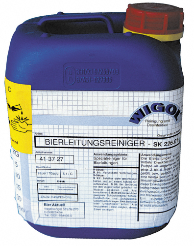 Wigol Bierleitungsreinigung und Desinfektionsmittel-aB425M-Wigol Wigol Bierleitungsreinigung und Desinfektionsmittel-aB425M-Wigol Bierleitungsreinigung und Desinfektionsmittel-Wigol