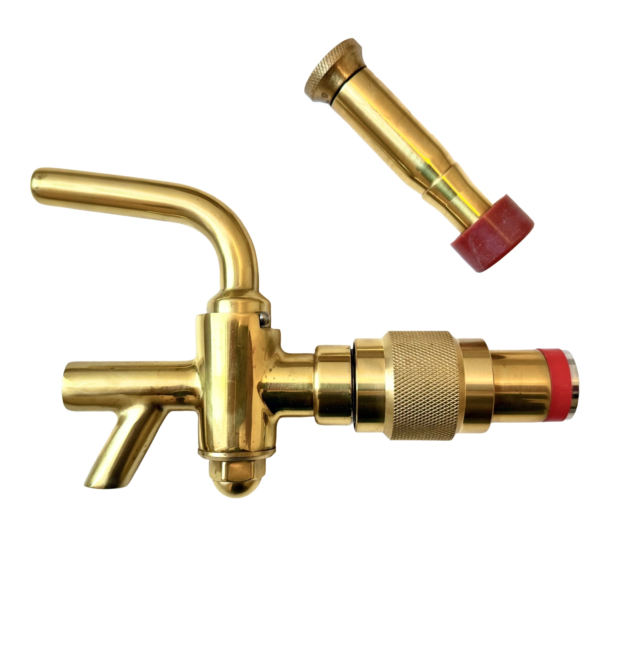Set di rubinetti per birra in ottone