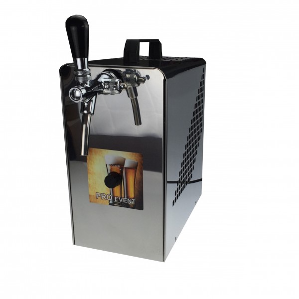 Bierkühler Zapfanlage „Bierkoffer” 1-leitig, 35 Liter/h-aaProevent-IBS GmbH Bierkühler Zapfanlage „Bierkoffer” 1-leitig, 35 Liter/h-aaProevent-Bierkühler, Zapfhahn, Brauerei Qualität, Bierkühler Zapfanlage, Bierkoffer, 1-leitig, 35 Liter/h, Delta T 7,5°C, Tropfschale, Kompensatorhahn, Edelstahl Design, Blech poliert, Zapfkapazitä