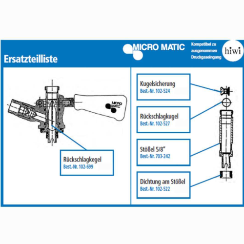 Ersatzteil zu Korbzapfkopf Micro Matic / HIWI-aiKorbM-getraenkezapfanlagen.net Ersatzteil zu Korbzapfkopf Micro Matic / HIWI-aiKorbM--getraenkezapfanlagen.net
