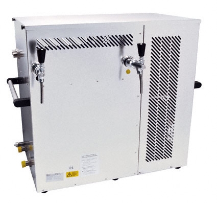 Nasskühlgerät 2-leitig, 200 Liter/h Kombikühlgerät, Begleit- und Durchlaufkühlung in einem Gerät-B1079M-IBS GmbH Nasskühlgerät 2-leitig, 200 Liter/h Kombikühlgerät, Begleit- und Durchlaufkühlung in einem Gerät-B1079M-Bierkühler, Bierbegleitkühler, Begleitkühler, Zapfanlage, Schankanlage, -IBS GmbH