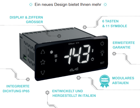 controllore di refrigerazione eliwell ID 971 Plus