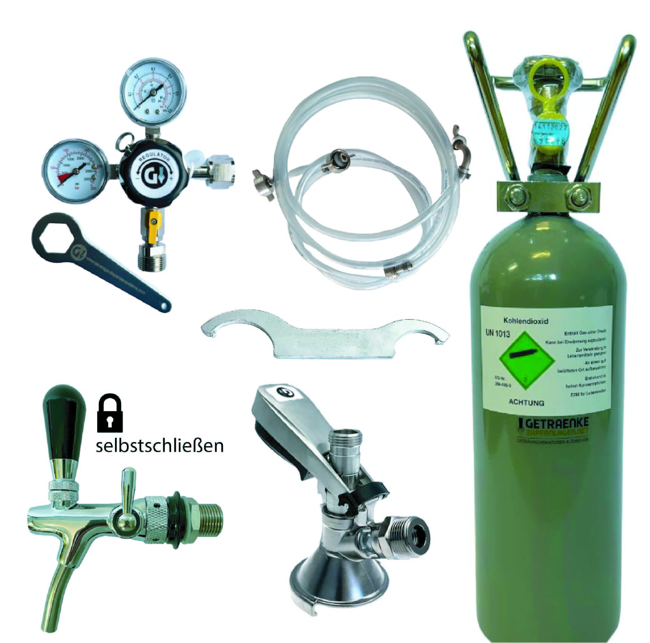 Set di accessori per distributori di birra