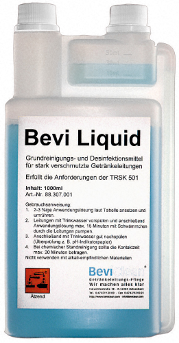 Bevi Liquid Bierleitungsreinigung-bB5905M-Bevi Clean, Bevi Liquid  Dosierflasche, Bevi Bierleitungsreinigung-Bevi Clean