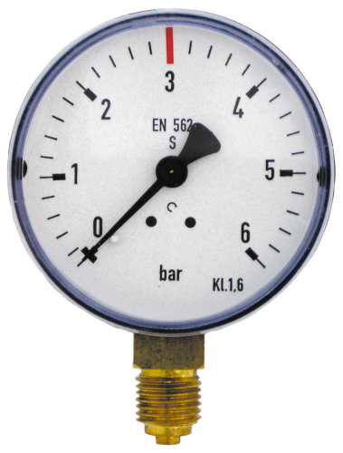 Manometro 3bar per la riparazione del riduttore di pressione Sistema di erogazione di ricambi Co2