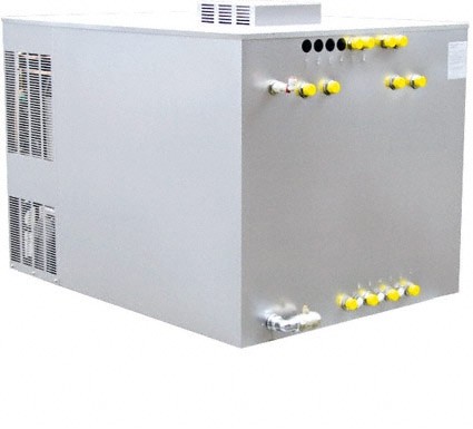 Unità di raffreddamento a umido BN 500 4 linee, 500 litri/h di raffreddamento continuo, produzione di acqua ghiacciata, unità di raffreddamento a bagno d'acqua