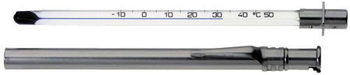 Termometro per bevande Custodia protettiva in metallo con clip