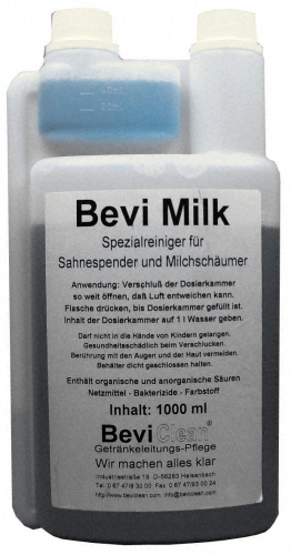 Bevi Milk: detergente speciale per distributori di panna e montalatte