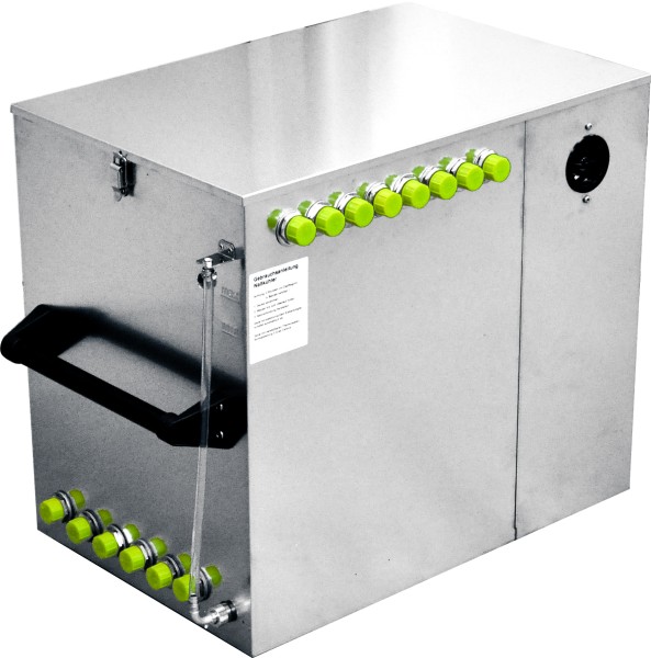 Refrigeratore per birra Unità di raffreddamento a umido 6 linee, 100 litri/h Unità di raffreddamento combinata